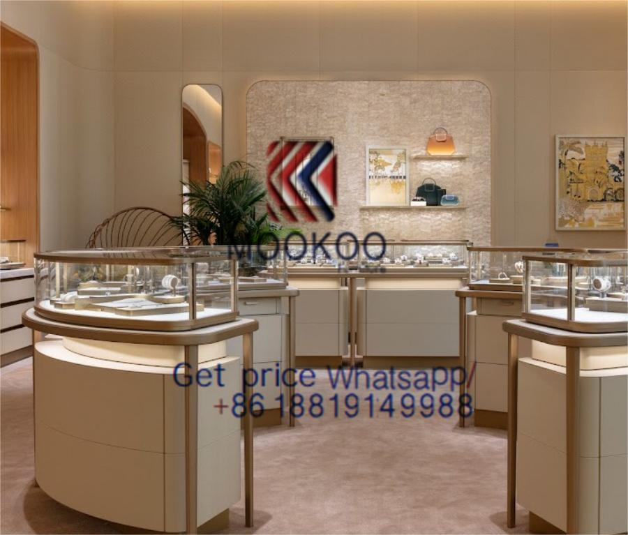 Cartier display showcase gold cabinet 281 Cartier display showcase gold cabinet 281