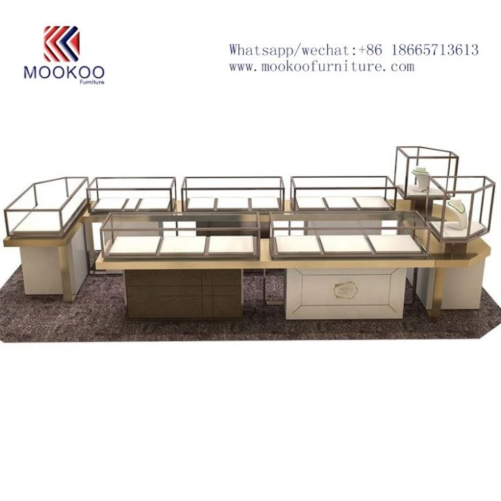 Antique Shopping Mall Jewelry Shop 3D Rendering Jewellery Store Design