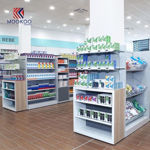 木製の医療店のインテリアデザイン